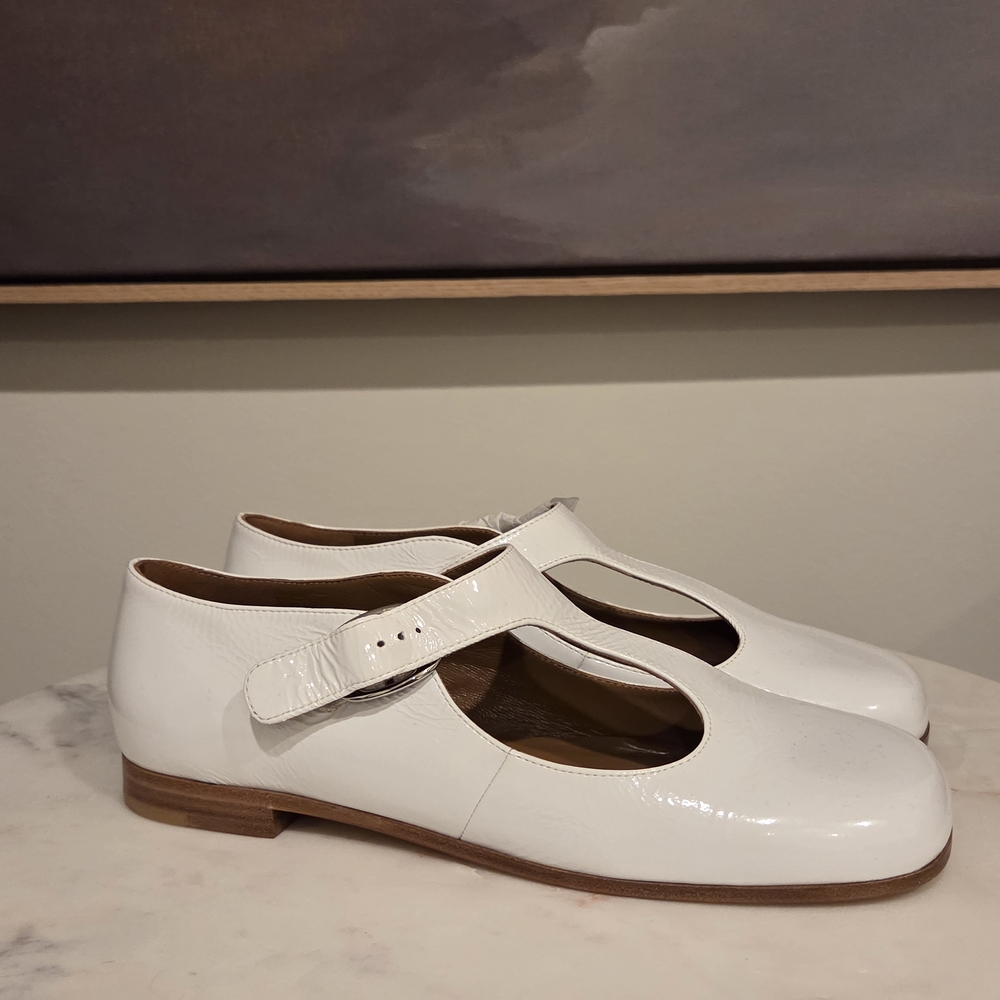 Tory Burch 🤍 White Mary Jane Flats